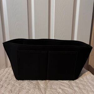 NWT Versa Tote Neoprene Black Bag Organizer Insert Cup Holder